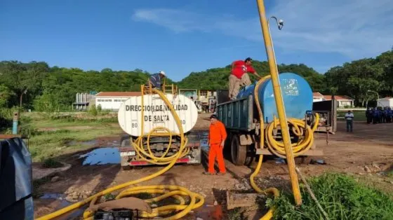 Se intensifica el operativo de asistencia de agua en el norte
