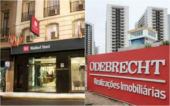Denuncian vínculos entre el hotel Waldorf y Odebrecht