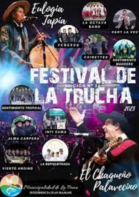 Se viene el festival de la trucha en La Poma