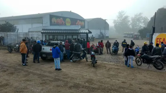 Los trabajadores frutícolas de Orán están de paro
