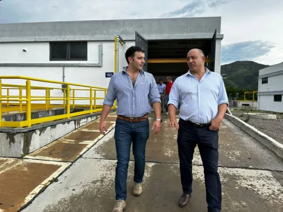 Autoridades del Gobierno recorrieron la planta potabilizadora de Campo Alegre