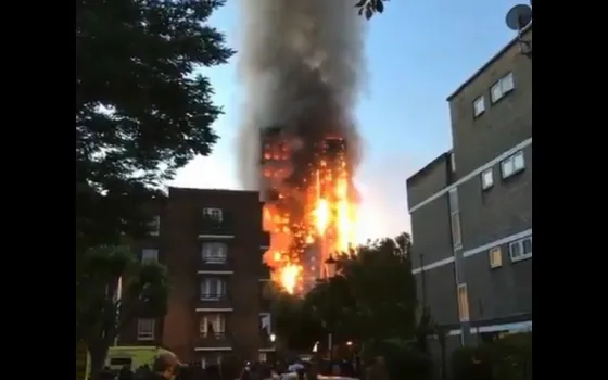 Londres: Alrededor de seis muertos y mas de 60 heridos en el incendio de un edificio residencial