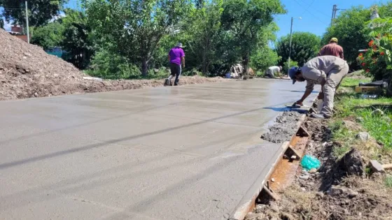 Continúan las obras de pavimentación en la zona de Juan XXIII