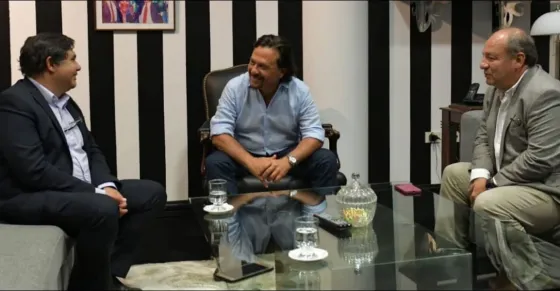 Sáenz y el rector de la UNSa se reunieron por el proyecto Salta, Ventana al Universo