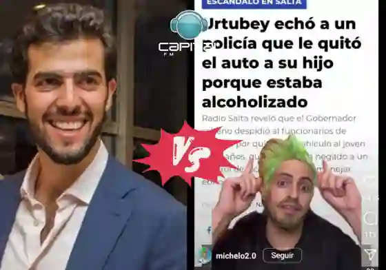 Michelo Vs. Marcos Urtubey: "Cuando vos metas en cana a tu viejo te voy a creer que sos libertario" 