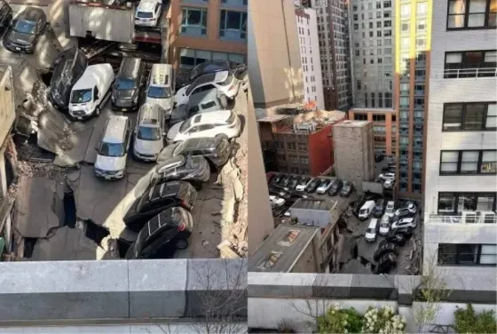 Al menos un muerto y cinco heridos tras el colapso de un estacionamiento en Nueva York