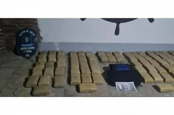 La policía de Salta incautó más de 90 kilos de marihuana