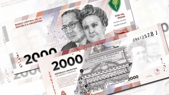 Empieza a circular el billete de $2.000