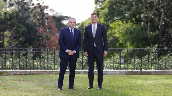 Alberto Fernández recibió al Presidente electo de Paraguay