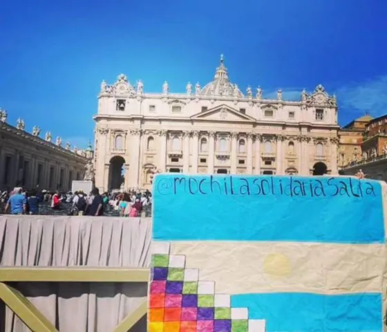 Agustina, la salteña que fue recibida por el Papa Francisco