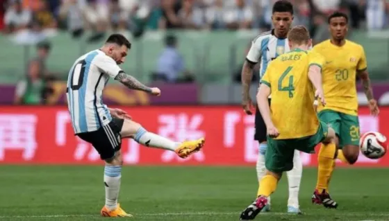 La Selección Argentina derrotó 2 a 0 a Australia