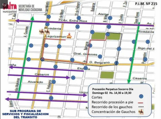 Diagramaron el opertativo por la fiesta del Perpetuo Socorro