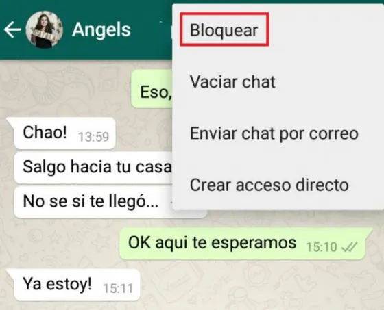 Truco para hablar con alguien en Whatsapp a pesar de que te tiene bloqueado