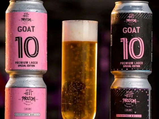 Un grupo de argentinos en Miami creó la cerveza "GOAT 10"
