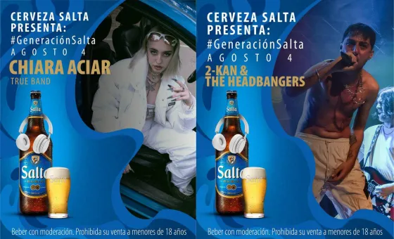 Generación Salta anunció su 5ta fecha con Chiara Aciar y 2-kan & The Headbangers