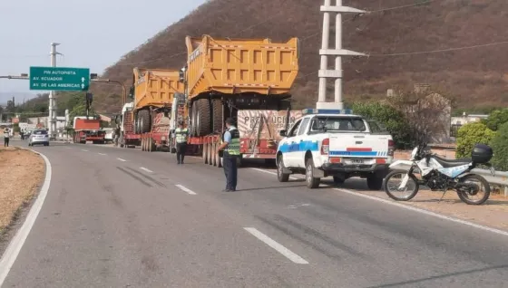 Pospusieron el operativo de tránsito por el desplazamiento de camiones de gran porte