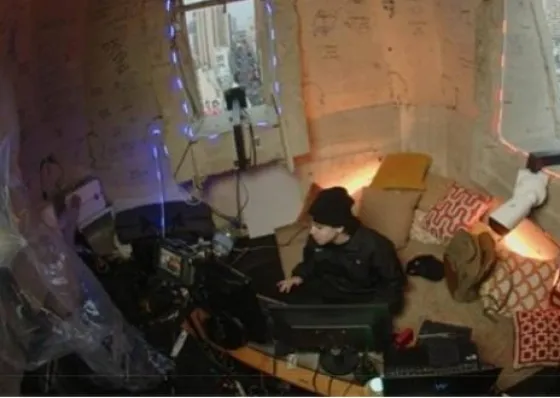 Spreen realizó una transmisión histórica desde la cima del Obelisco