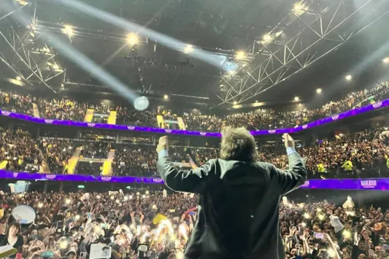 Javier Milei cerró su campaña electoral en Buenos Aires