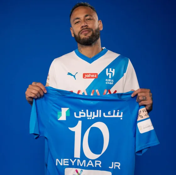 Neymar fue presentado como nuevo fichaje del Al Hilal de Arabia Saudita