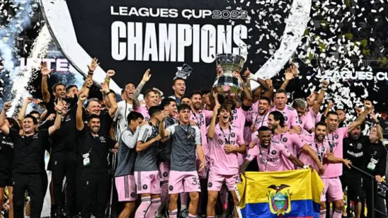 Messi campeón con Inter Miami y coniguió el primer título de la franquicia.