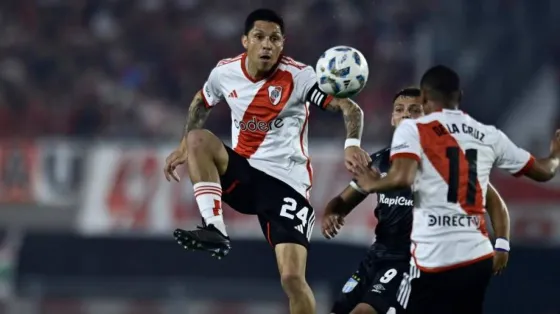 River encontró un cabezazo salvador y venció a Atlético Tucumán