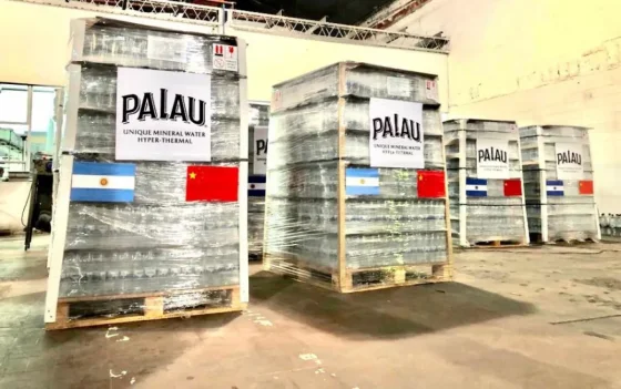Salta comenzó a exportar Agua Palau a China