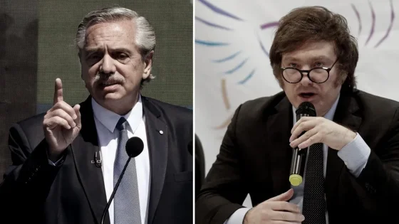 Alberto Fernández recibe a Javier Milei en Olivos