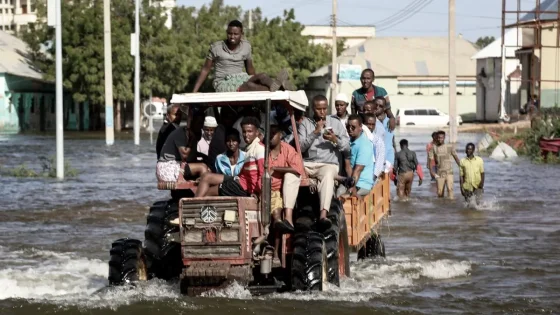 Al menos 50 muertos y 700.000 desplazados por inundaciones en Somalia