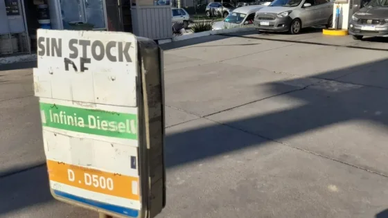Algunas estaciones de servicio están “sin stock”