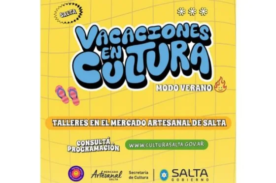 Talleres de Verano en el Mercado Artesanal de Salta