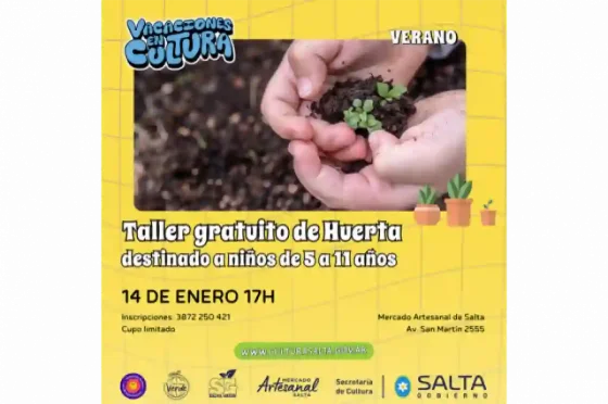 Se realizará la I edición de la Feria del Botánico en el Mercado Artesanal de Salta