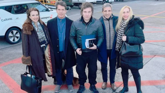 Milei llegó a Suiza para participar del Foro Económico Mundial en Davos