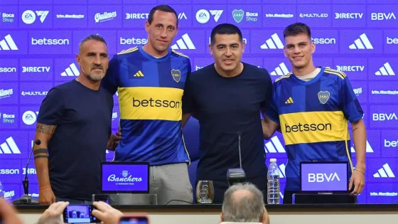 Boca presentó oficialmente a Lema y Zenón