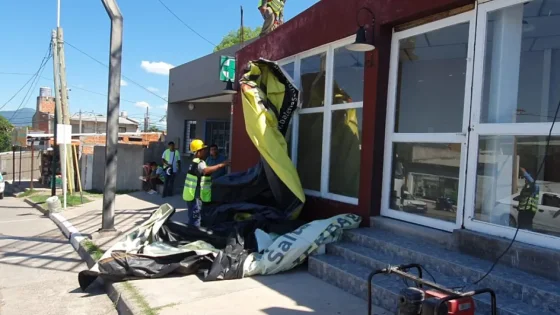 Retiraron estructuras de cartelería sin habilitación