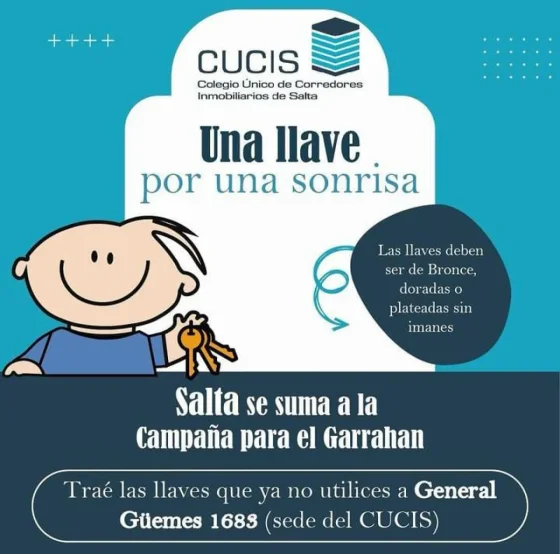 Lanzan campaña solidaria en Salta para ayudar a niños del Garrahan