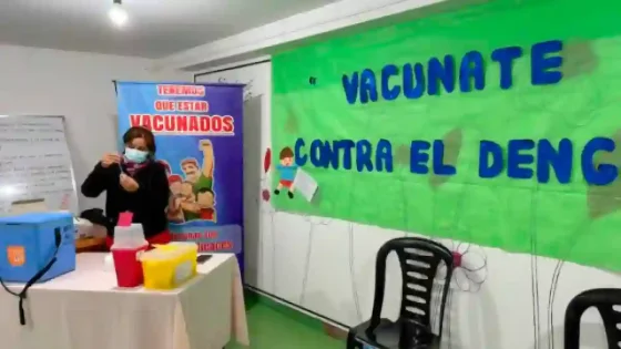 Valle de Lerma: inició la vacunación contra el dengue