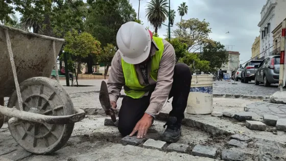 Desde este viernes al lunes 26 habrá cortes por arreglos en plaza 9 de Julio