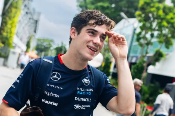 Colapinto se prepara para su próxima carrera en la Fórmula 1