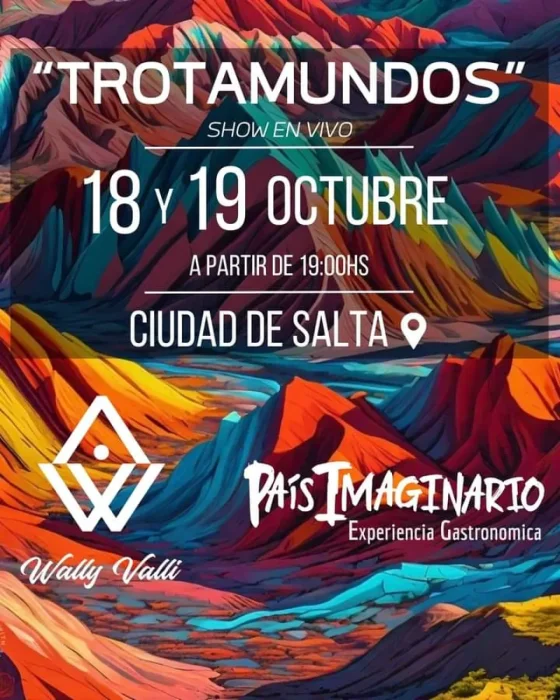 Wally Valli presenta su show “Trotamundos”