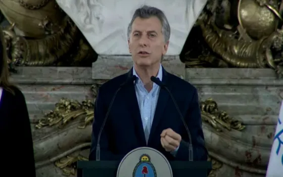 Mauricio Macri, presidente de la Nación