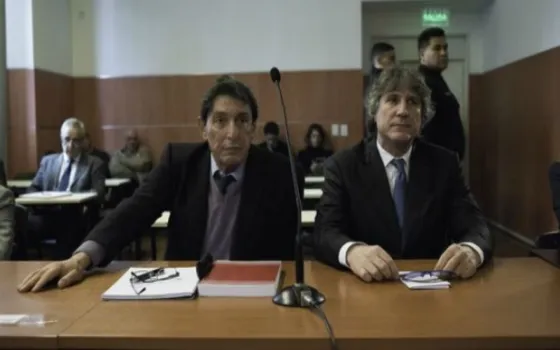 Amado Boudou junto a su abogado (Foto: Adrián Escándar)