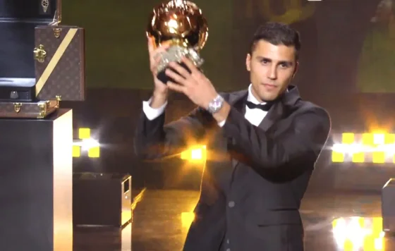 Rodri ganó el Balón de Oro
