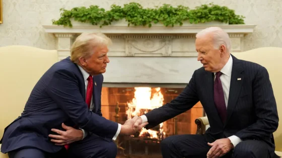 Biden recibió a Trump de cara a la transición
