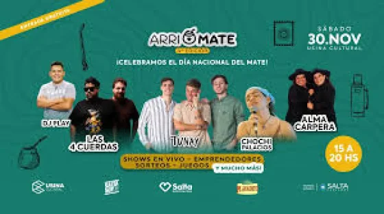 Salta celebrará el Día Nacional del Mate en la Usina Cultural