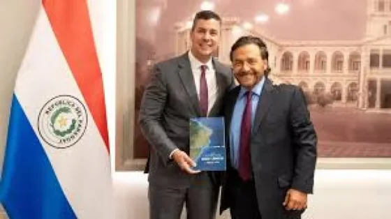 Gustavo Sáenz se reunió con el Presidente de Paraguay