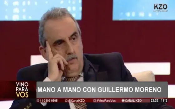 Lo que dejo el finde: Mira el sincericidio de Guillermo Moreno sobre la pobreza Argentina. Video