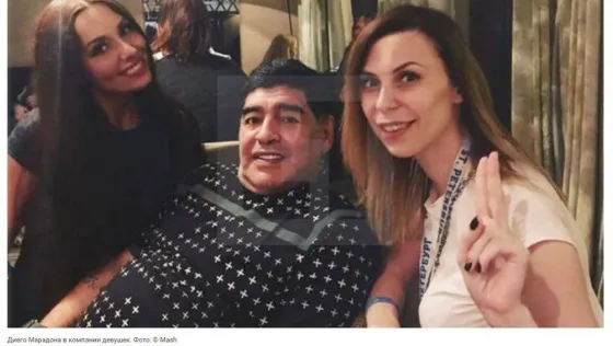 Una periodista rusa acusó a Diego Maradona por acoso sexual