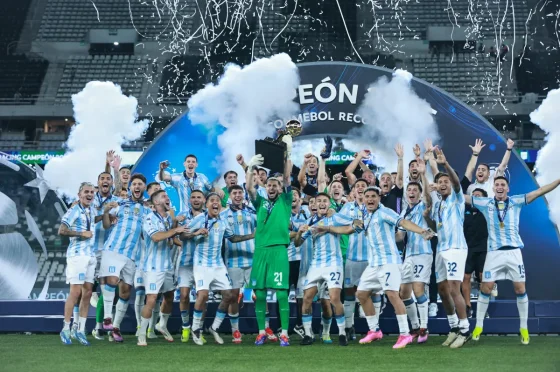 Racing es el nuevo campeón de la Recopa Sudamericana