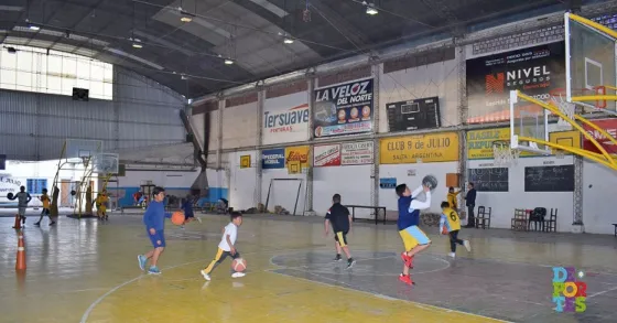 El club de básquet “9 de Julio” será el primero en tener piso parqué