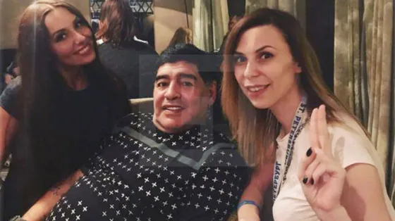 La periodista acosada por Maradona, filmó un video con un mensaje para el 10